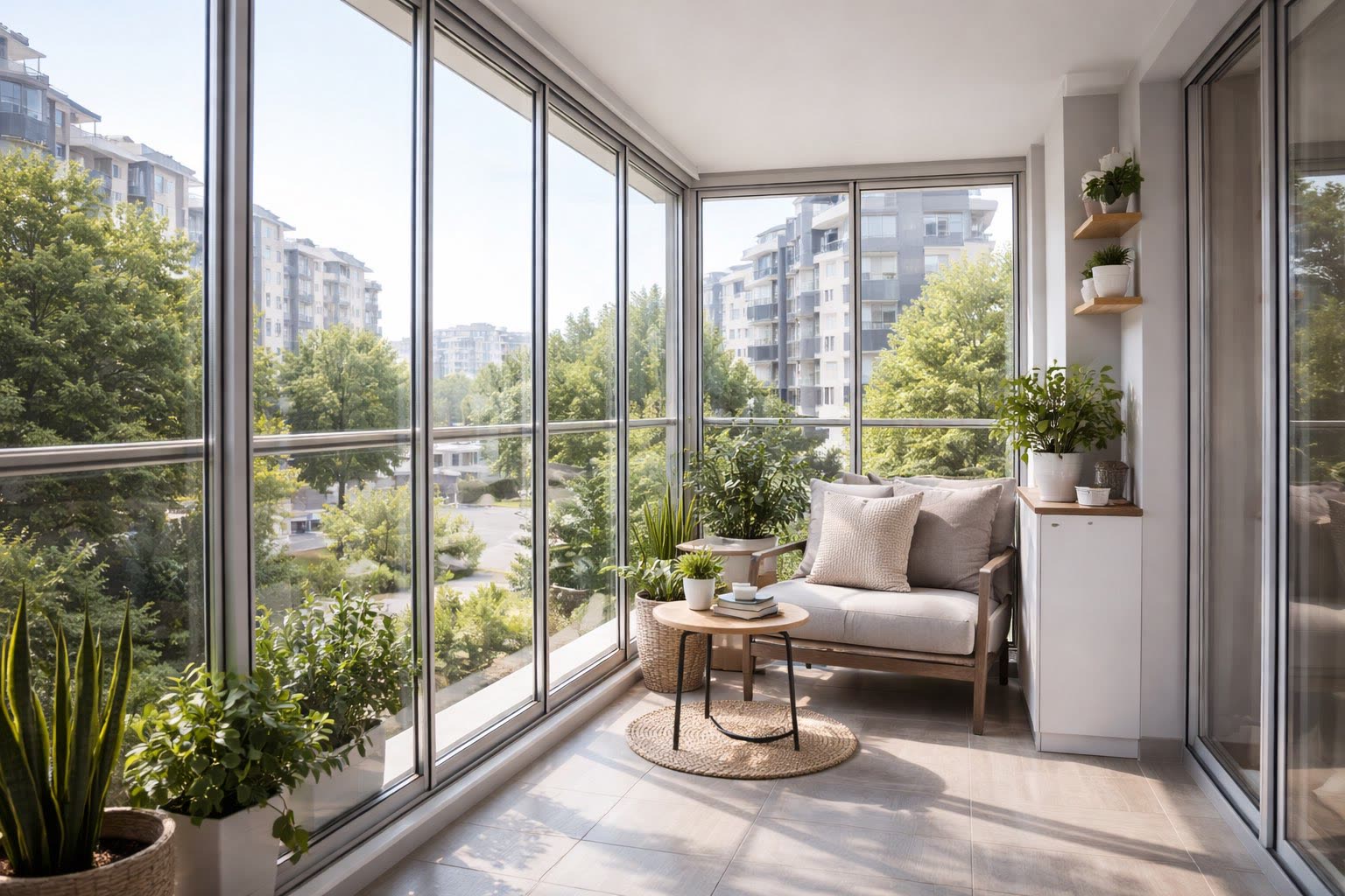 Холодное остекление балкона