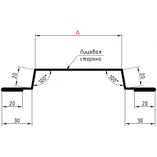 Нащельник для сэндвич панелей
