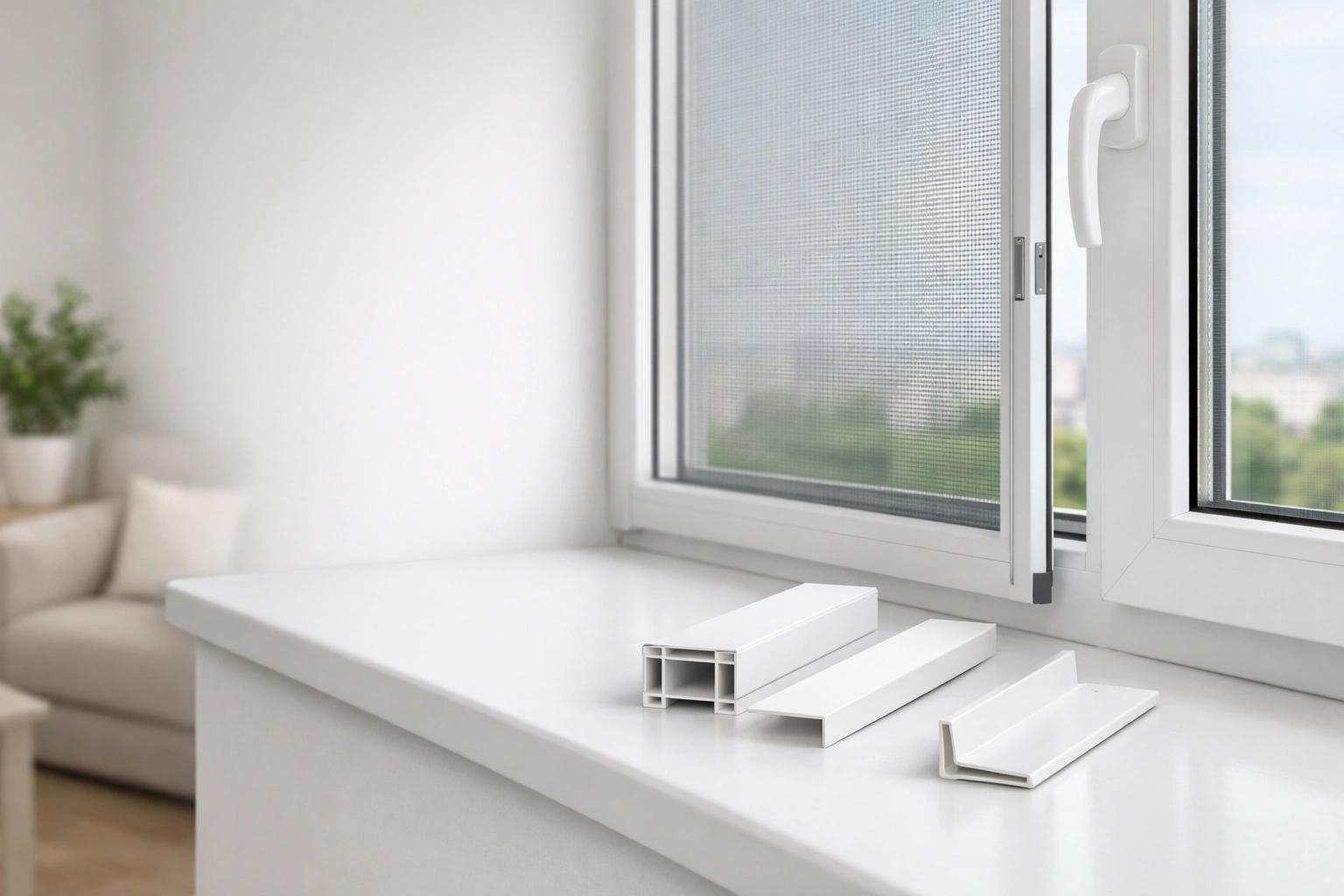 Подоконники и комплектующие